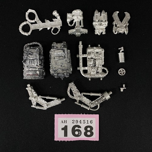 Metal ork killa kans bits - metal,